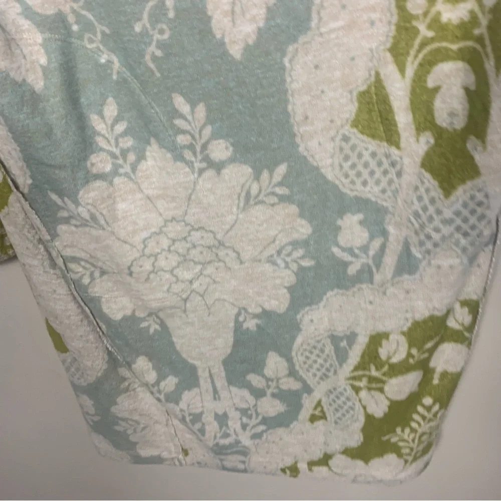 Anthropologie Saturday Sunday Soft Cozy Cowl Neck Floral Sweater Dress - Picture 4 of 14